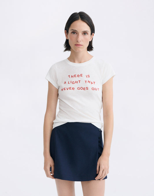 Light White Mirna Tee