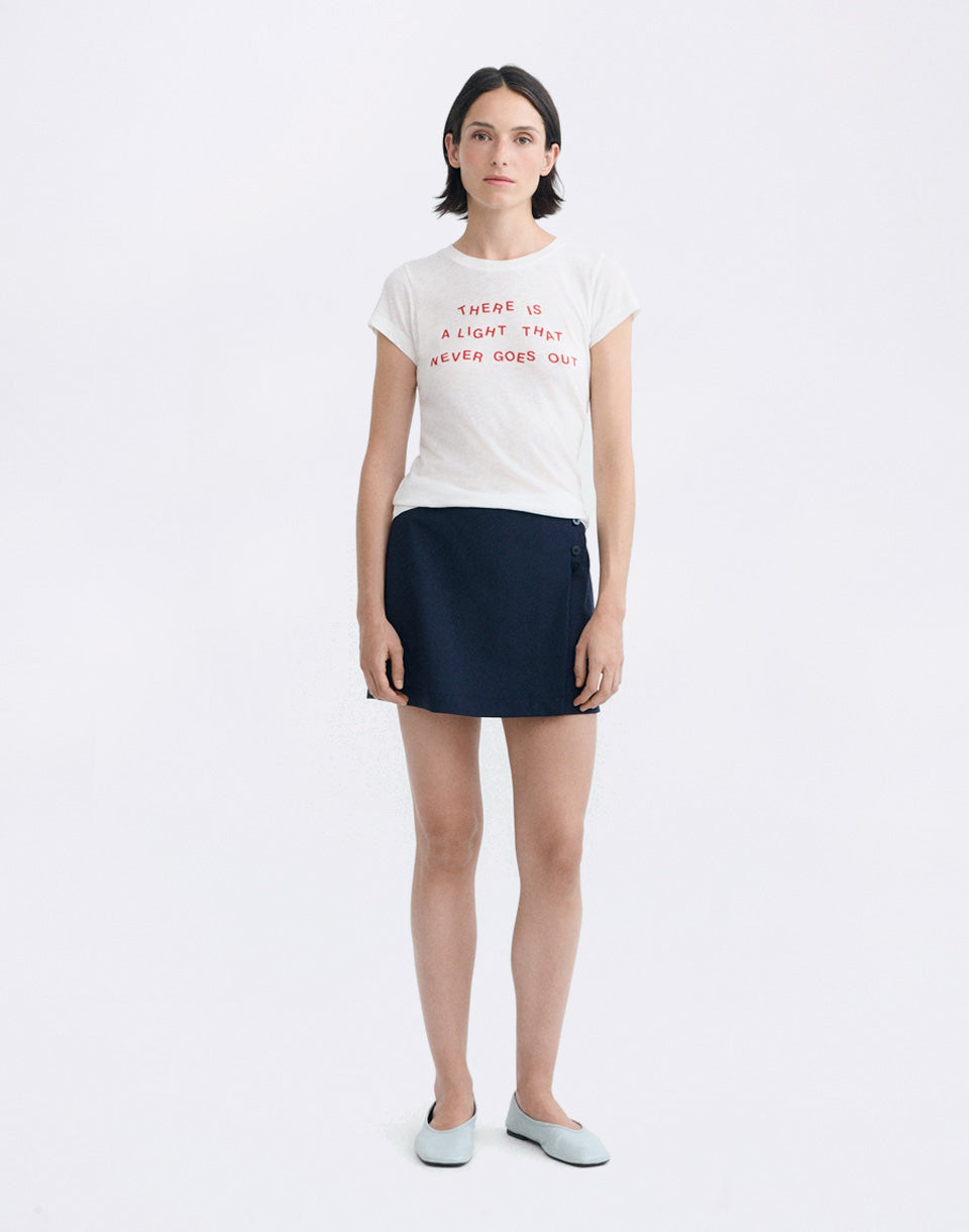 Light White Mirna Tee