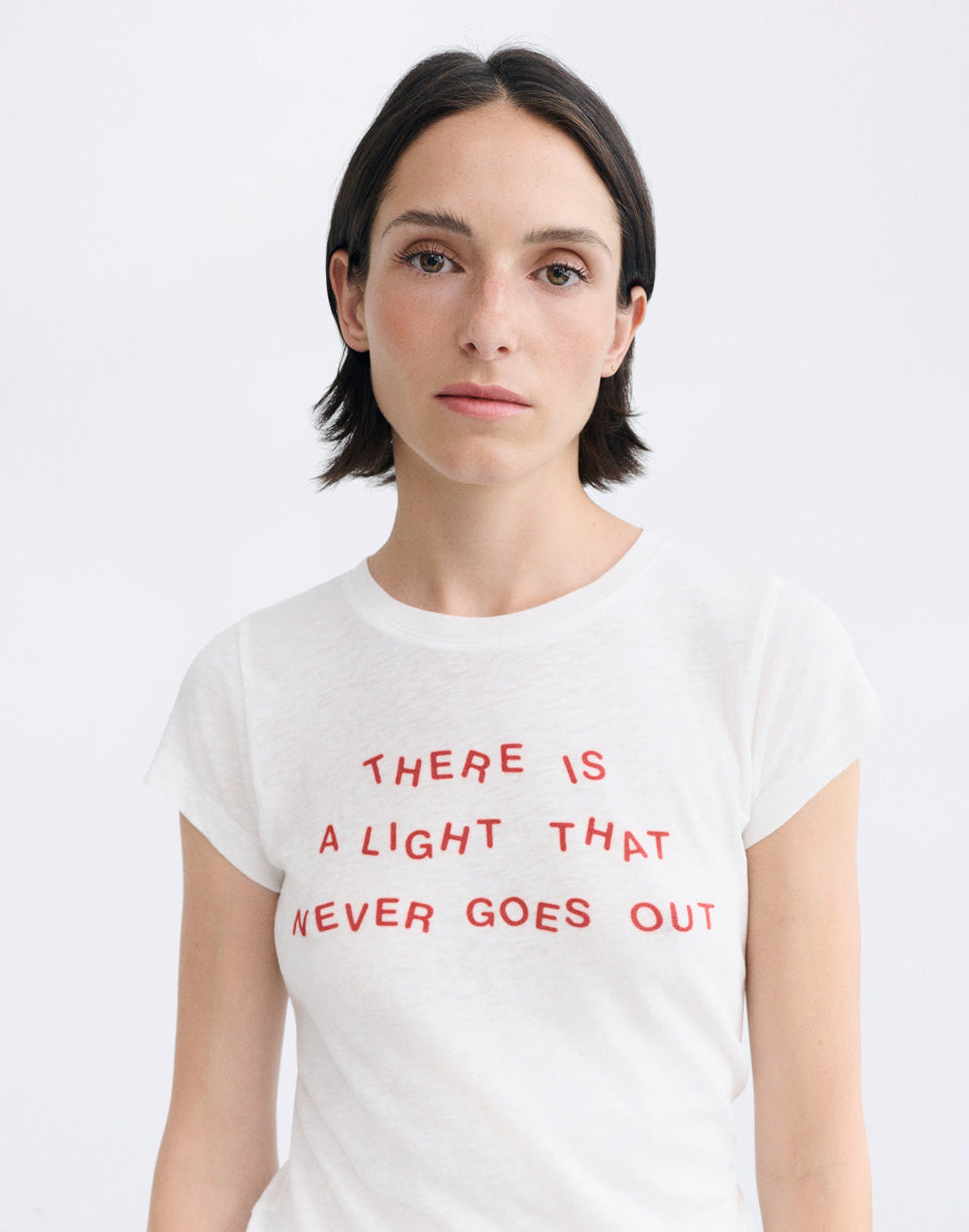 Light White Mirna Tee