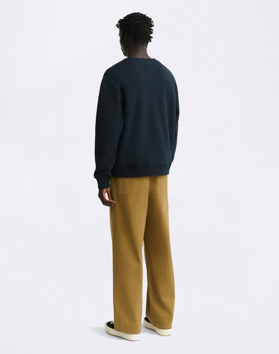 Straw Camp Navy Leon Sweatshirt