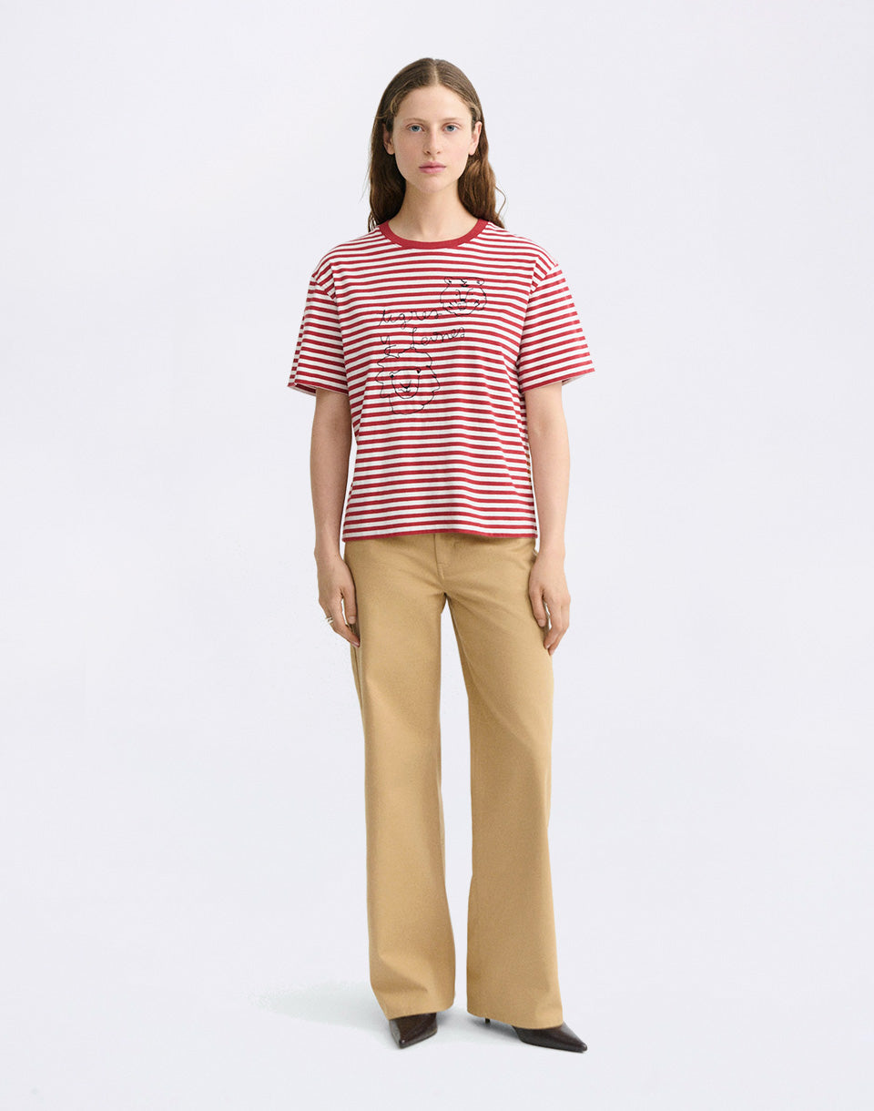 Tigres y Leones Milly Yarn Dyed Lucia Tee