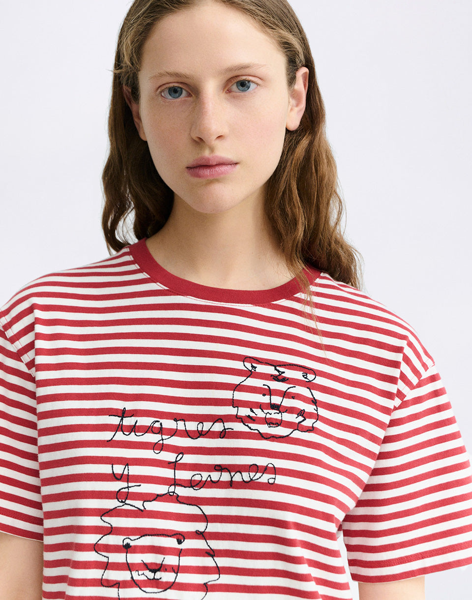 Tigres y Leones Milly Yarn Dyed Lucia Tee