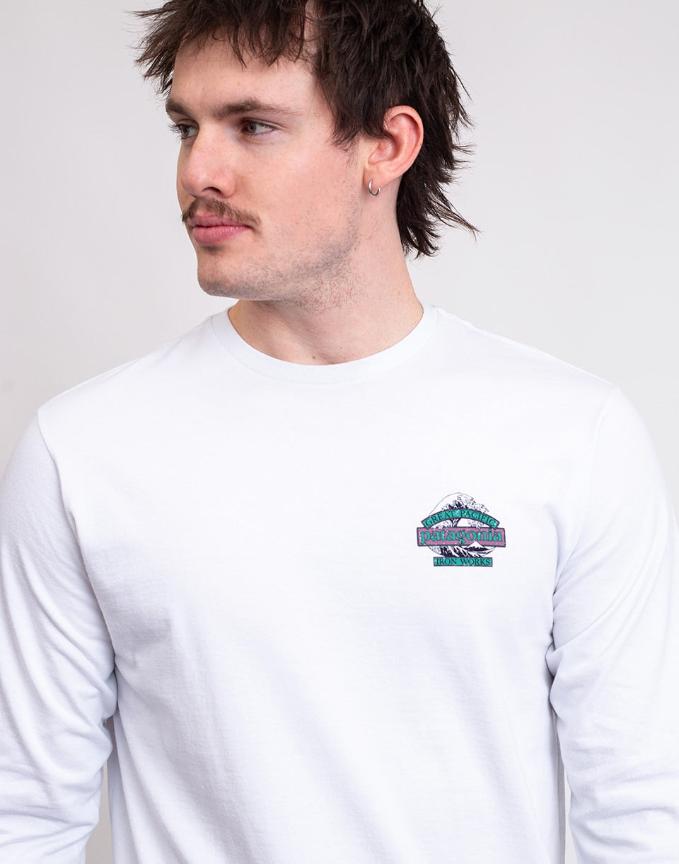 M's L/S Great Waves Responsibili-Tee®