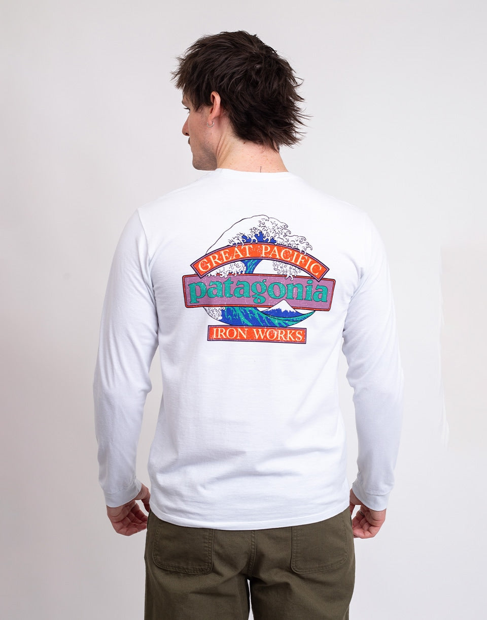 M's L/S Great Waves Responsibili-Tee®