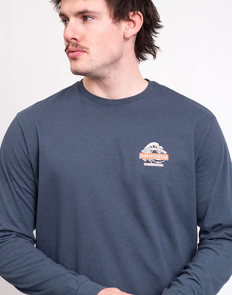 M's L/S Great Waves Responsibili-Tee®