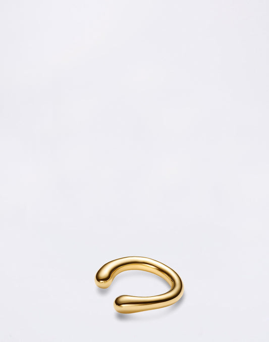 Curl Ear Cuff Medium Gold