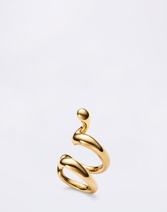 Whirl Ear Cuff Gold