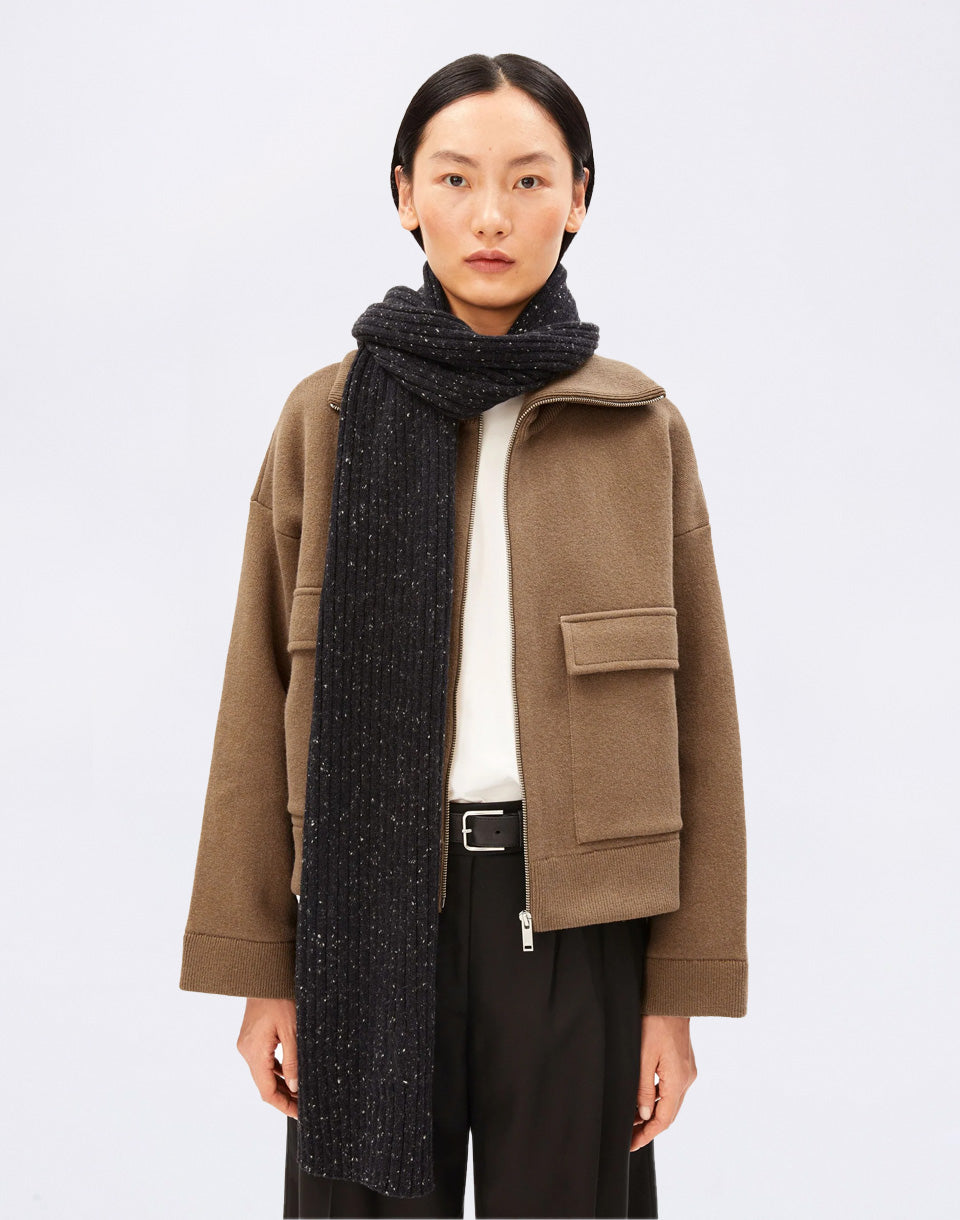 Tweed Knit Scarf