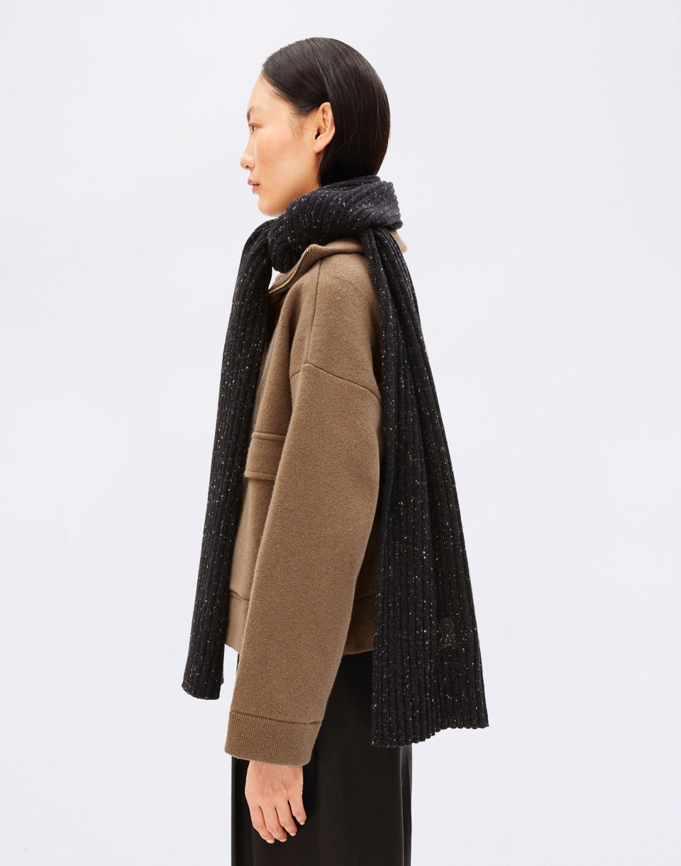 Tweed Knit Scarf