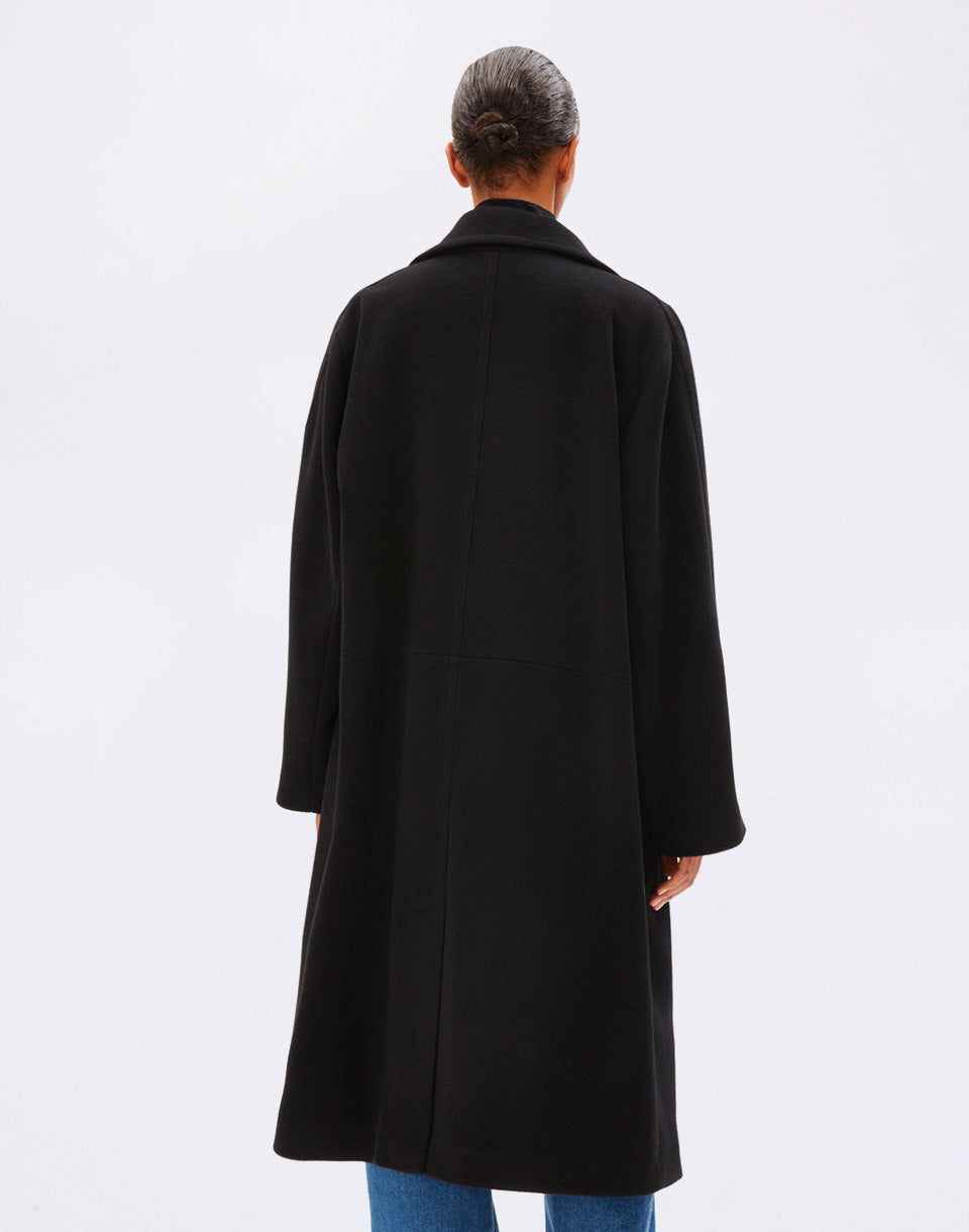 Double-Breasted Wool Coat