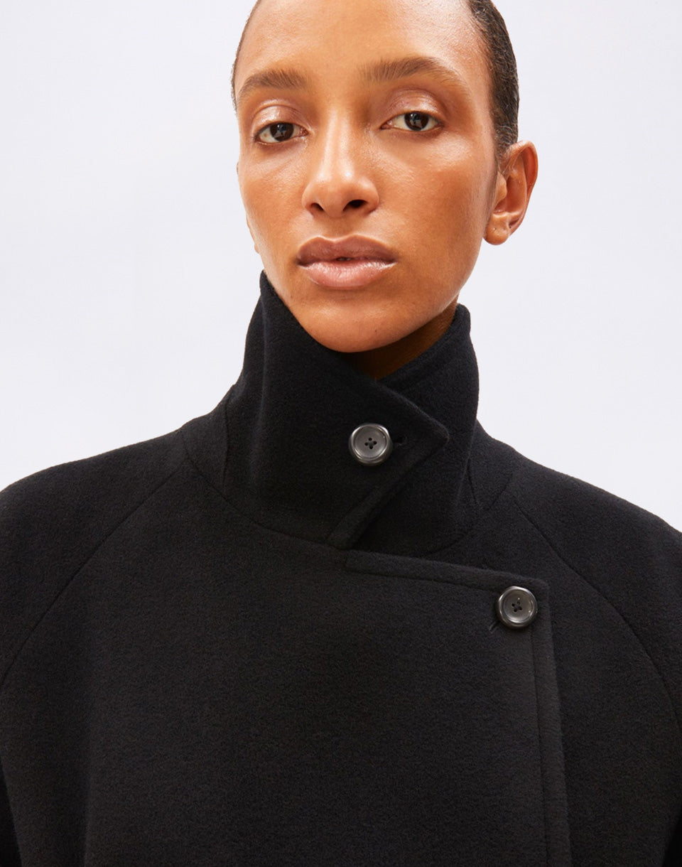 Double-Breasted Wool Coat
