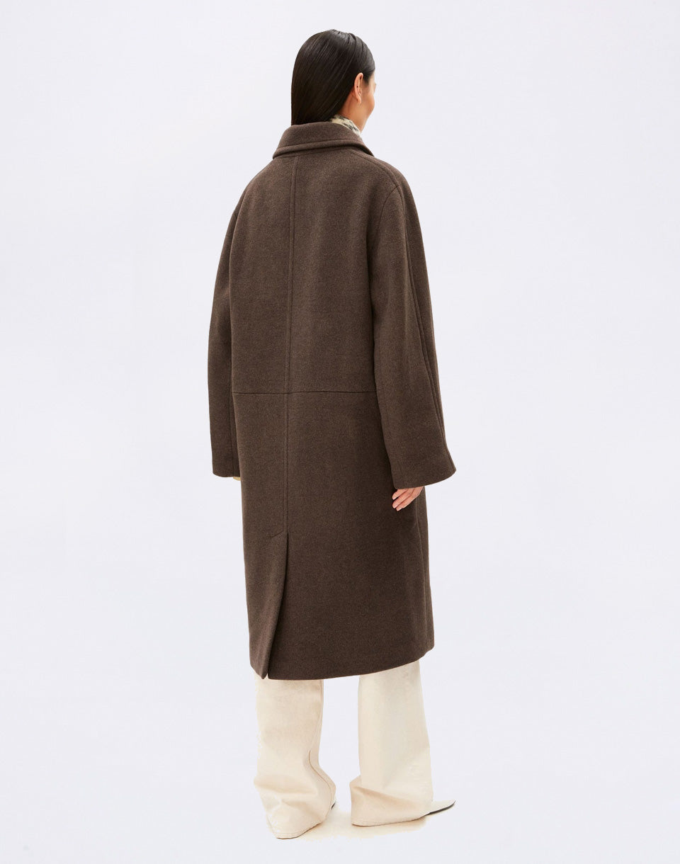 Double-Breasted Wool Coat