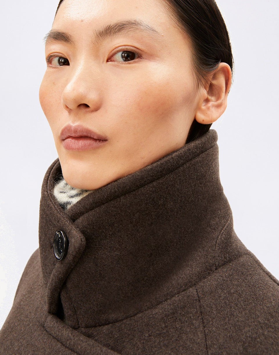 Double-Breasted Wool Coat