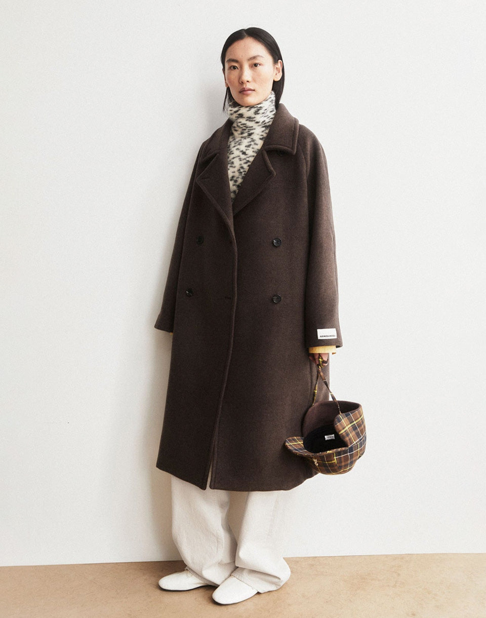 Double-Breasted Wool Coat