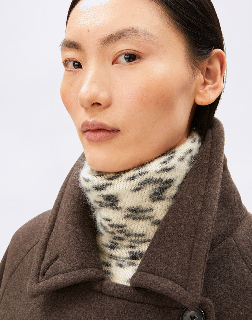Double-Breasted Wool Coat