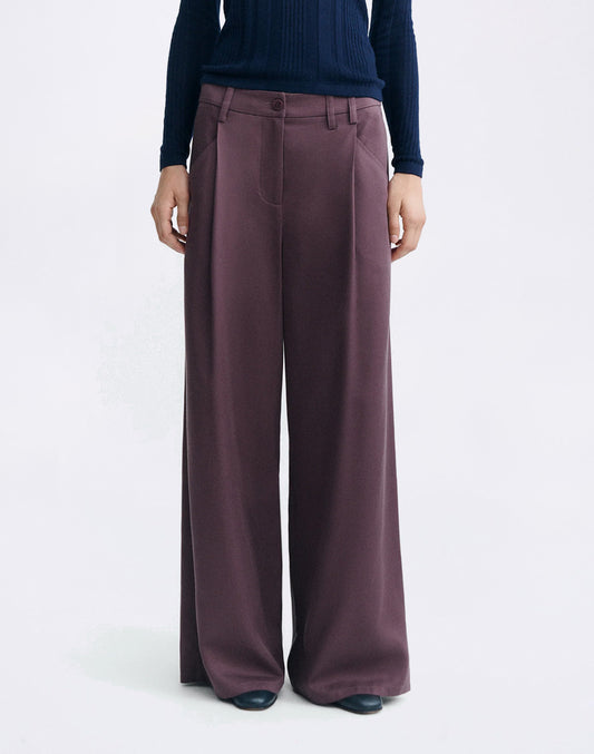 Dark Wine Molly Pants