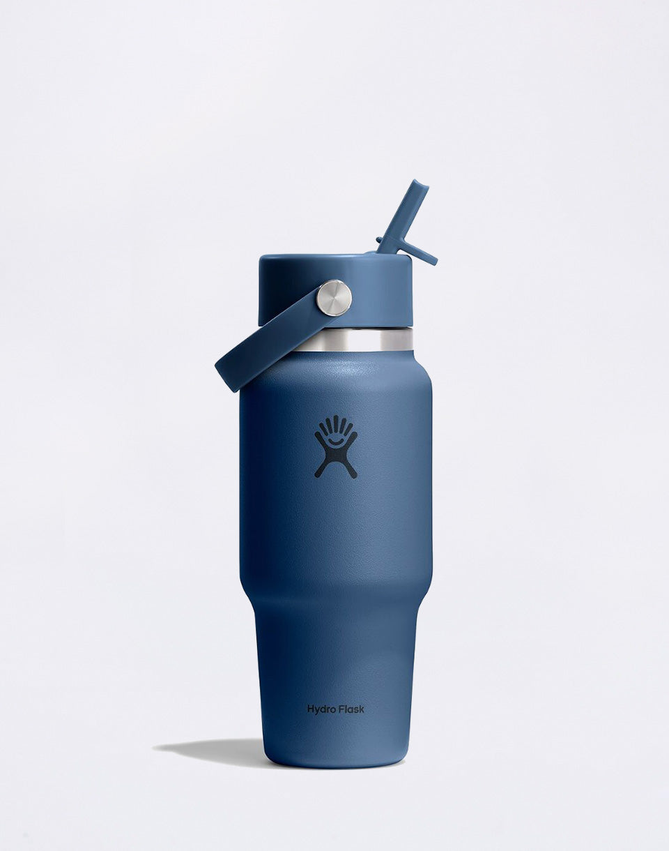 Wide Mouth Travel Bottle with Flex Straw Cap (710 ml)