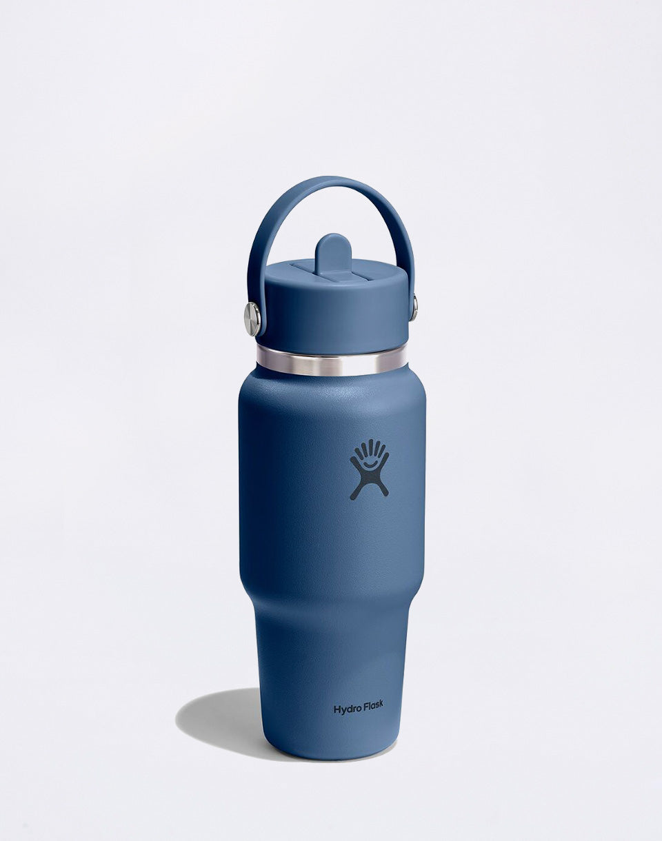 Wide Mouth Travel Bottle with Flex Straw Cap (710 ml)