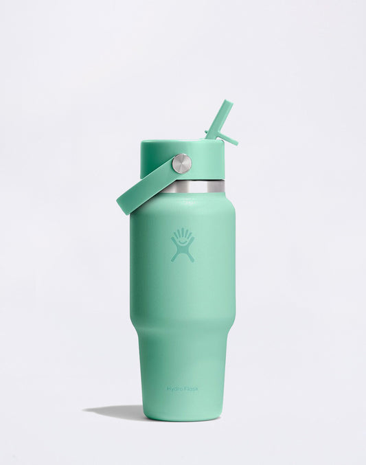 Wide Mouth Travel Bottle with Flex Straw Cap (710 ml)