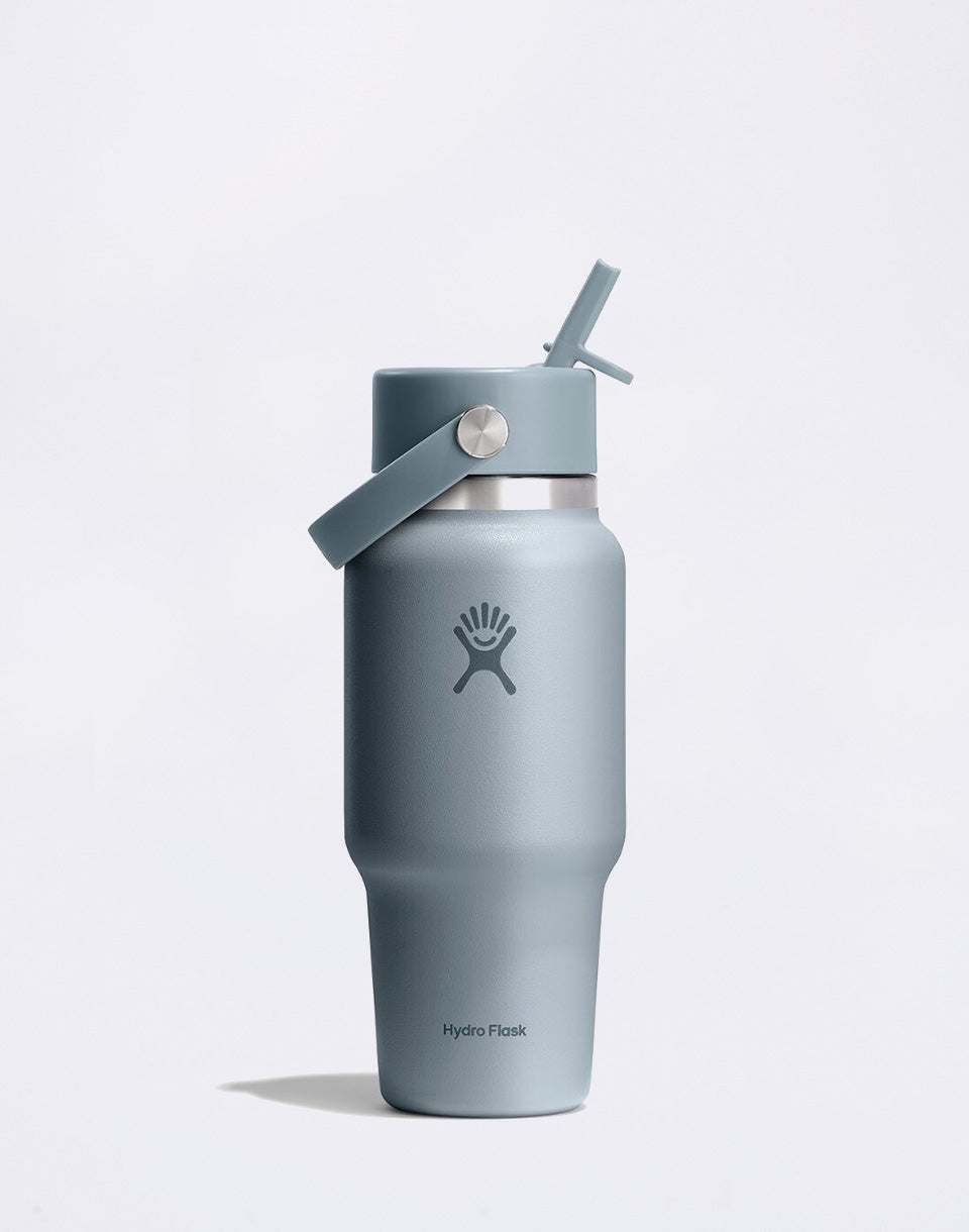 Wide Mouth Travel Bottle with Flex Straw Cap (710 ml)