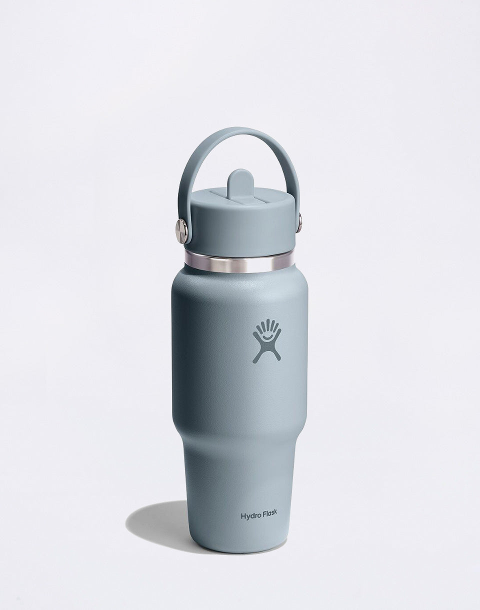 Wide Mouth Travel Bottle with Flex Straw Cap (710 ml)