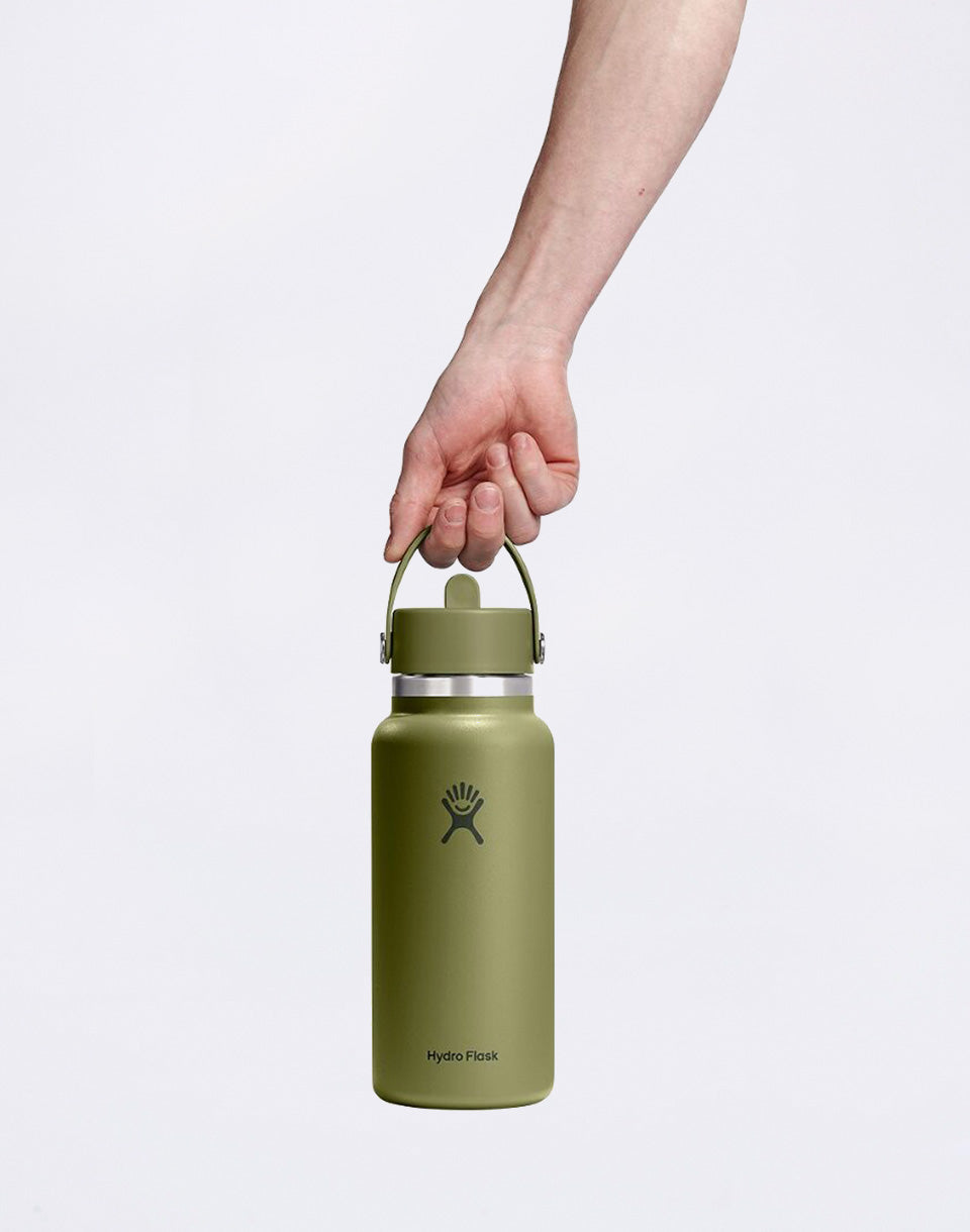 Wide Mouth with Flex Straw Cap (946 ml)