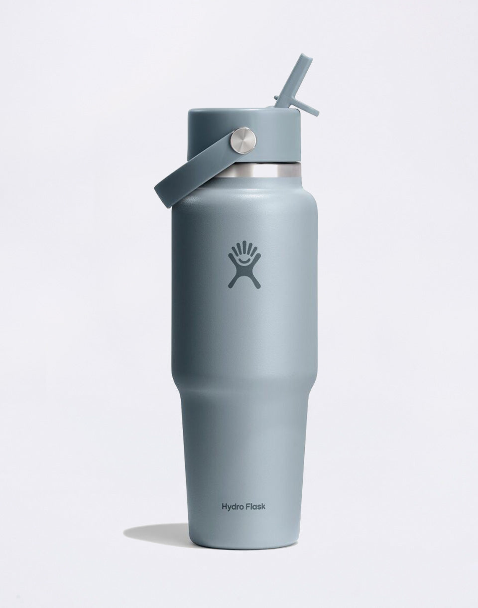 Wide Mouth Travel Bottle with Flex Straw Cap (946 ml)