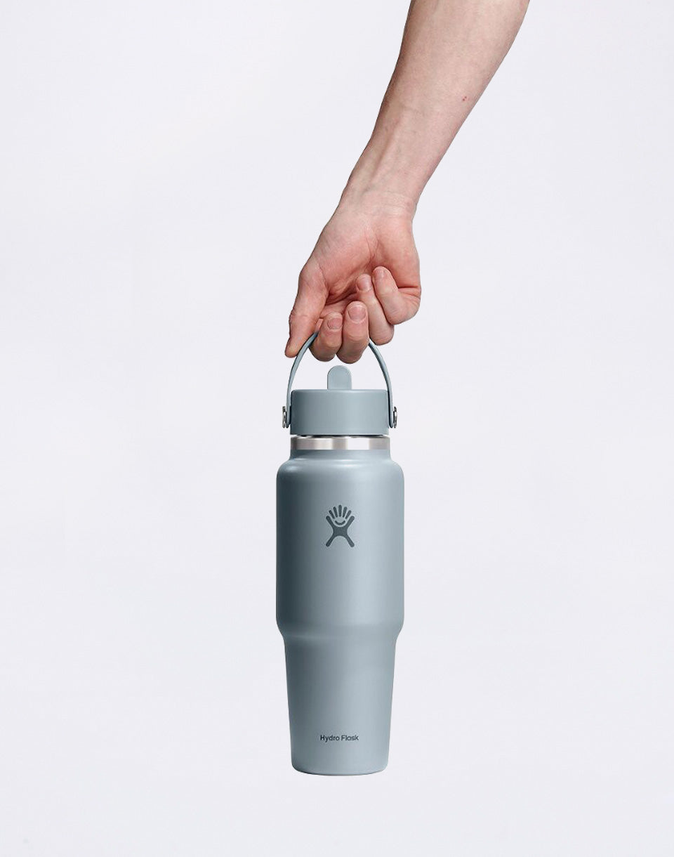 Wide Mouth Travel Bottle with Flex Straw Cap (946 ml)