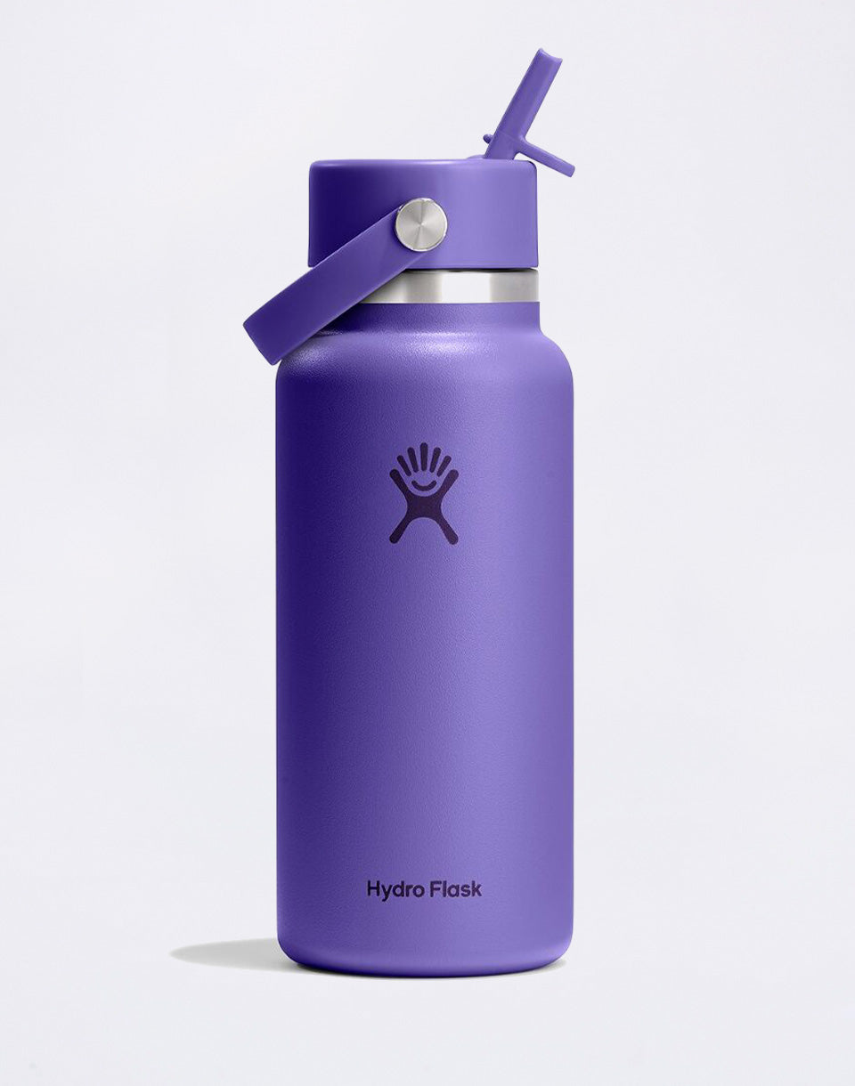 Wide Mouth Travel Bottle with Flex Straw Cap (946 ml)