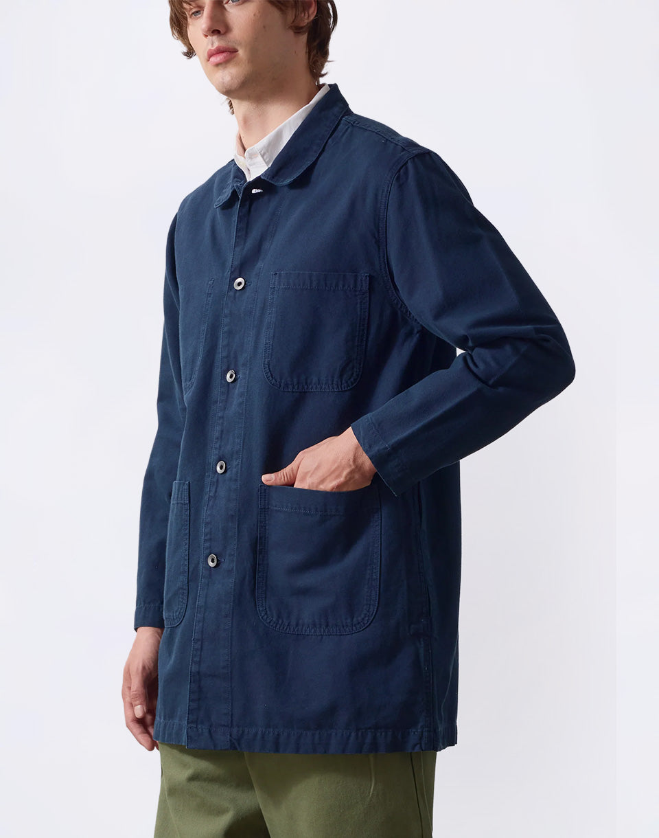 Canvas Long Shop Coat