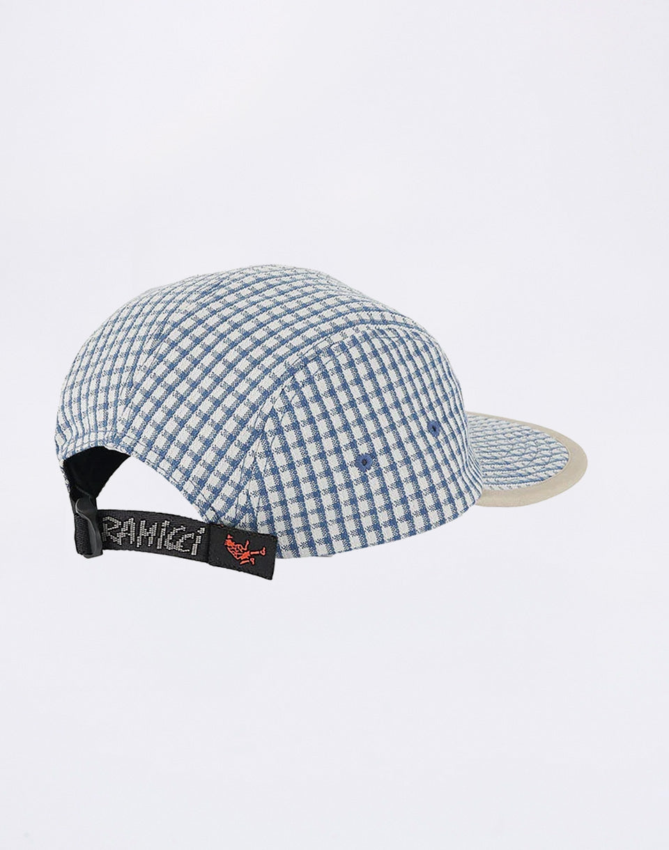 Dobby Plaid Long Bill Cap