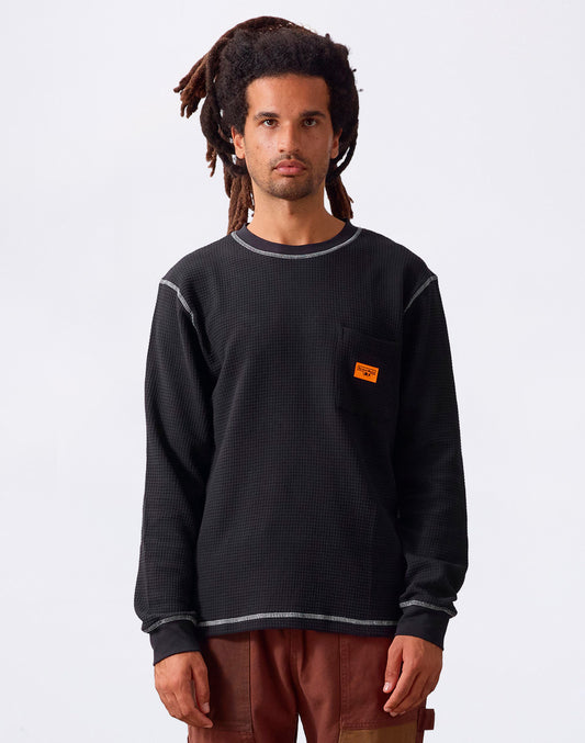 Waffle Contrast Thermal LS Tee