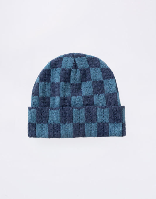 Chunky Check Beanie