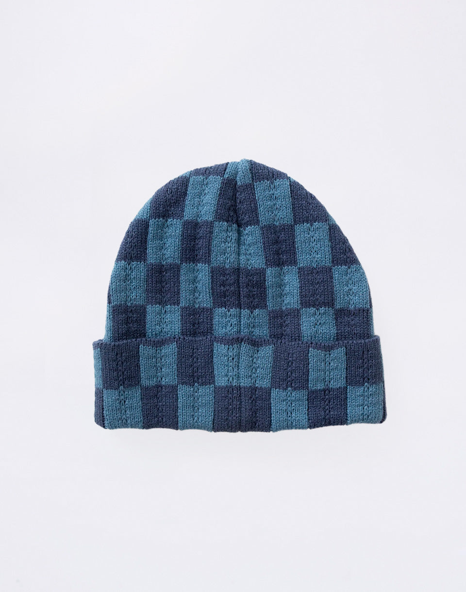 Chunky Check Beanie