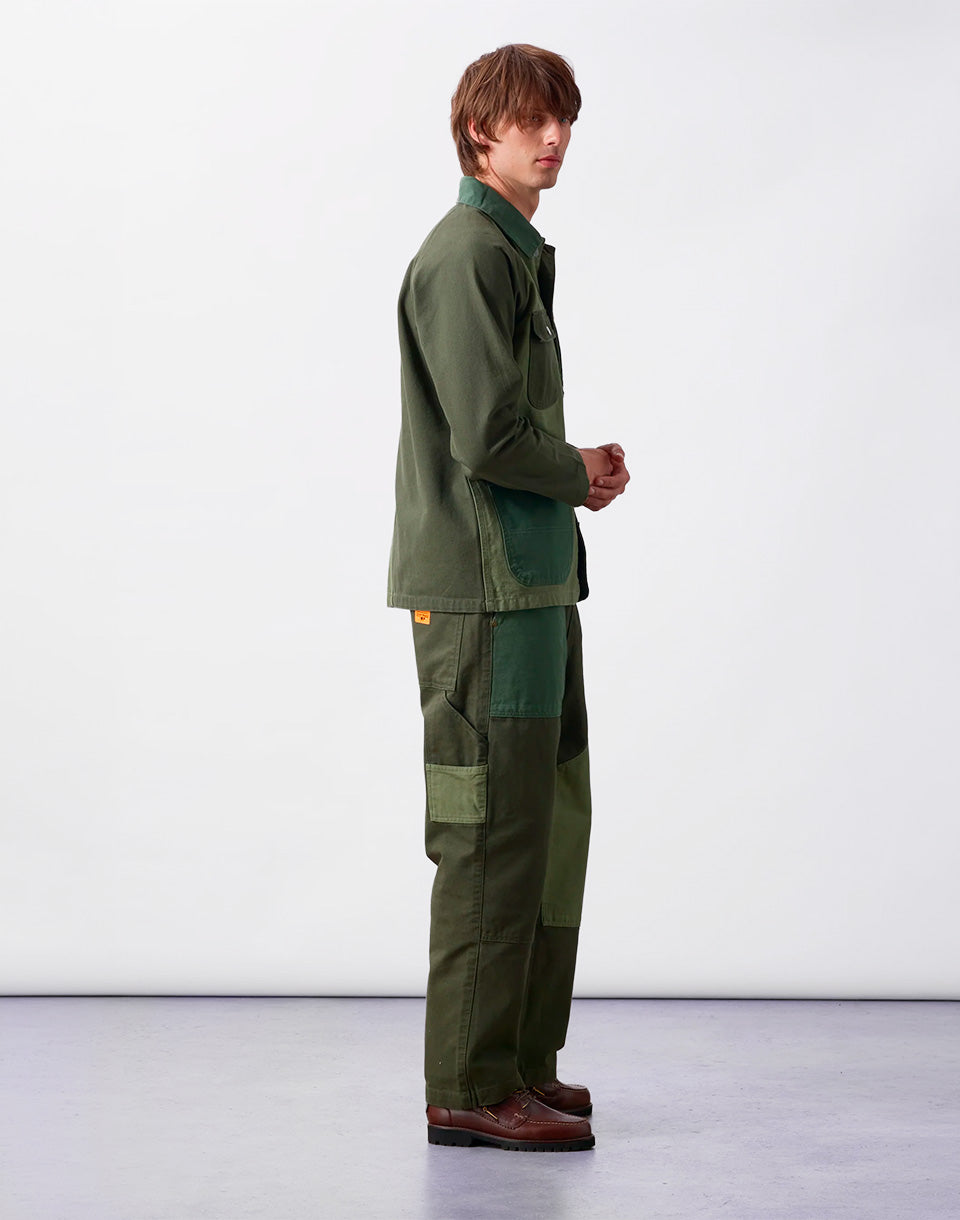 Patchwork Utility Chef Pants