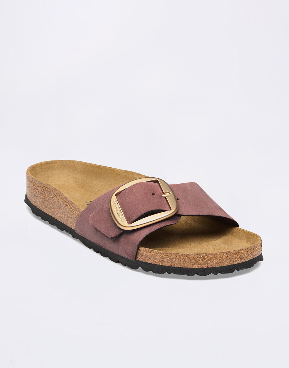 Madrid Big Buckle Nubuck Leather