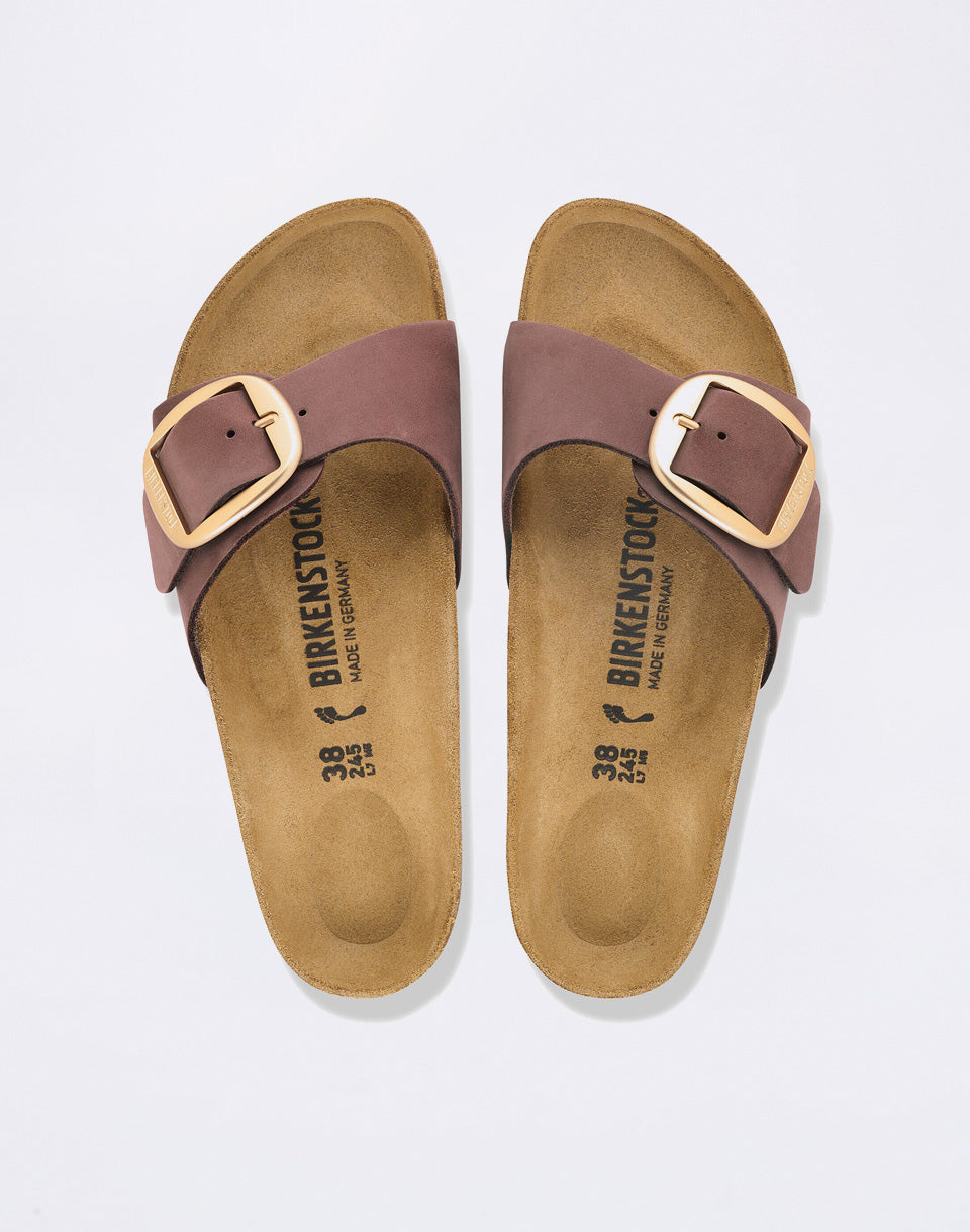 Madrid Big Buckle Nubuck Leather