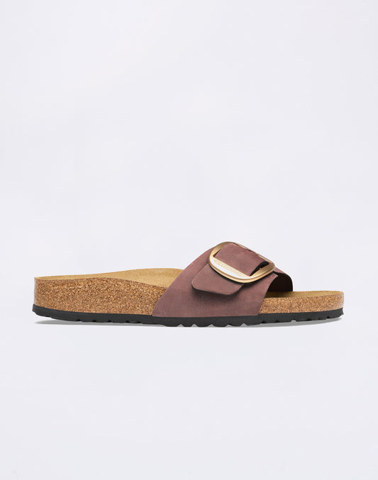 Madrid Big Buckle Nubuck Leather