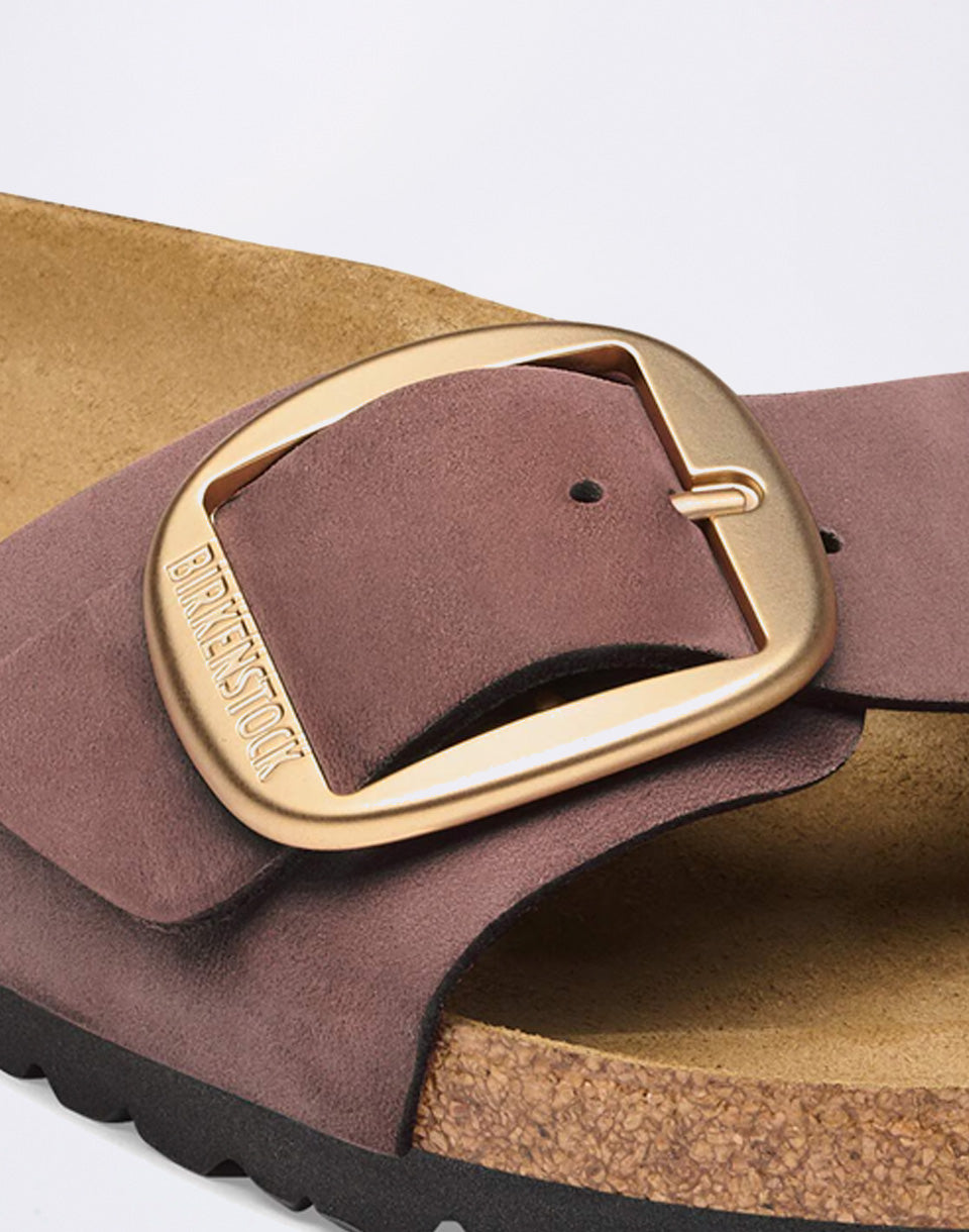 Madrid Big Buckle Nubuck Leather