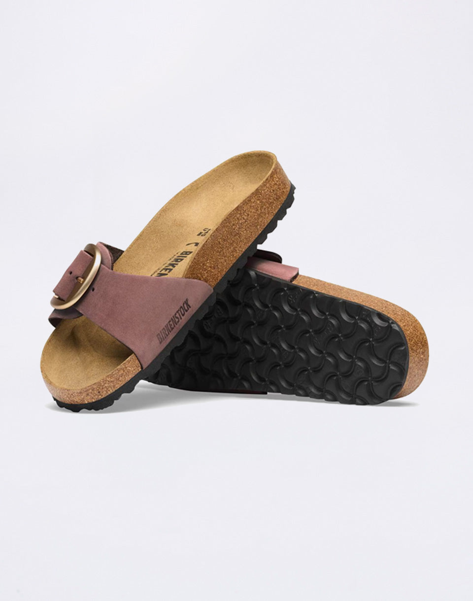 Madrid Big Buckle Nubuck Leather