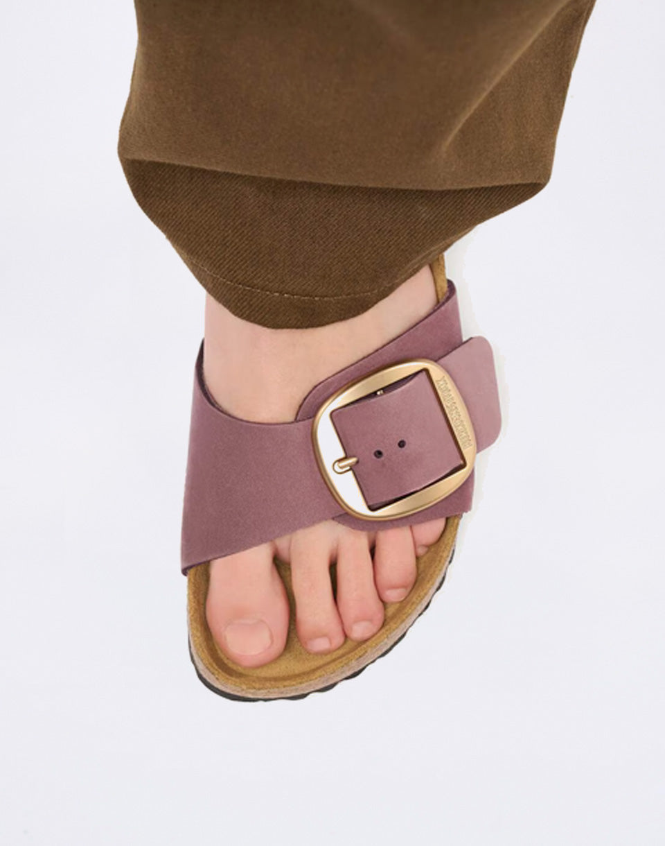 Madrid Big Buckle Nubuck Leather