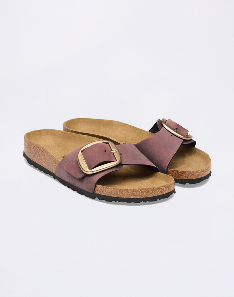 Madrid Big Buckle Nubuck Leather