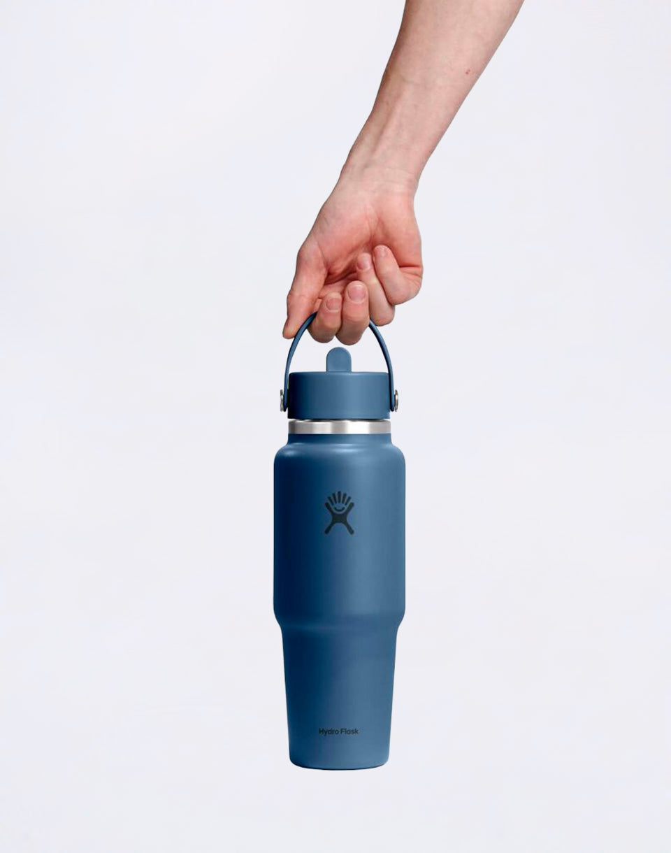 Wide Mouth Travel Bottle with Flex Straw Cap (946 ml)