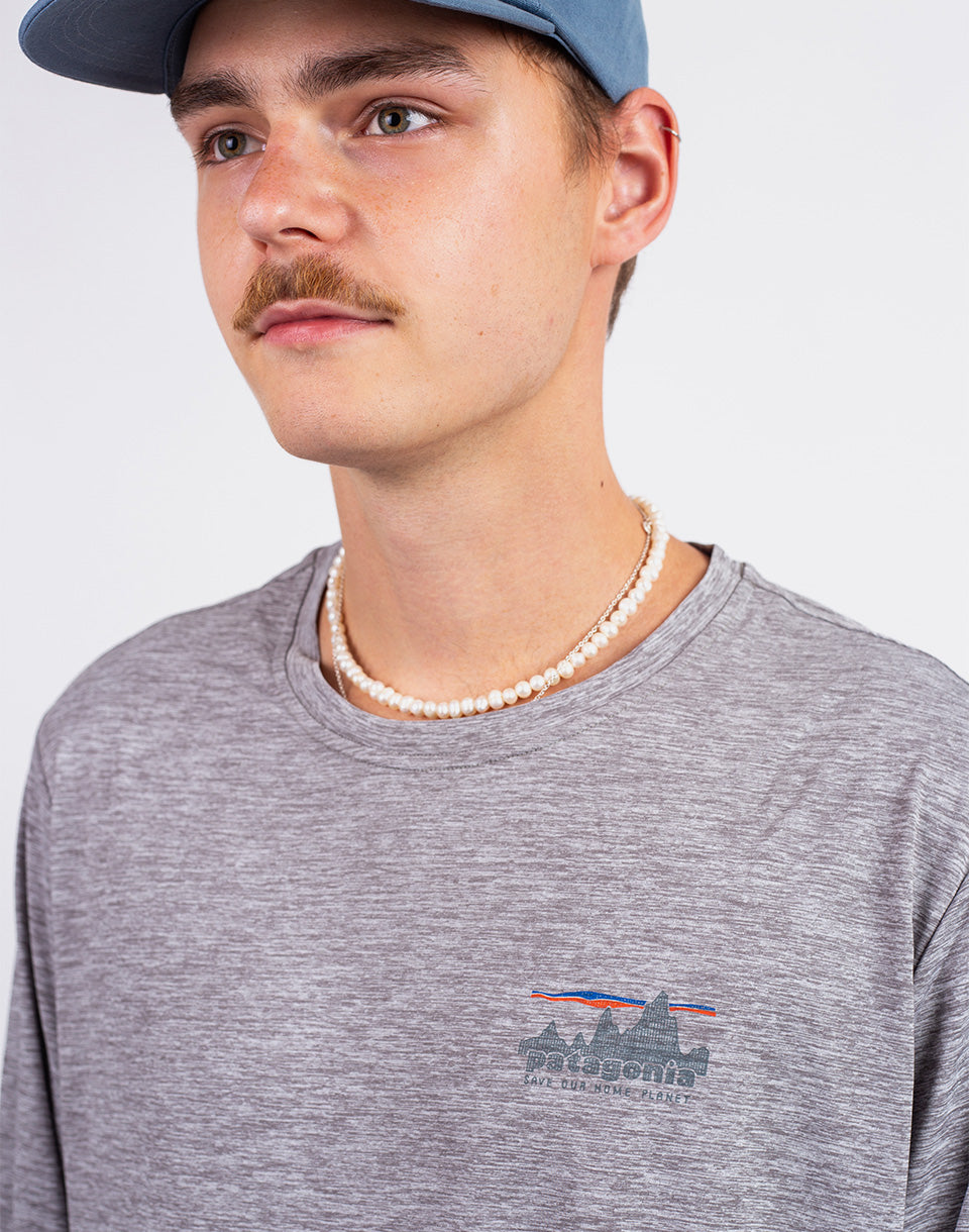 M's l/s cap cool dagelijks grafisch shirt