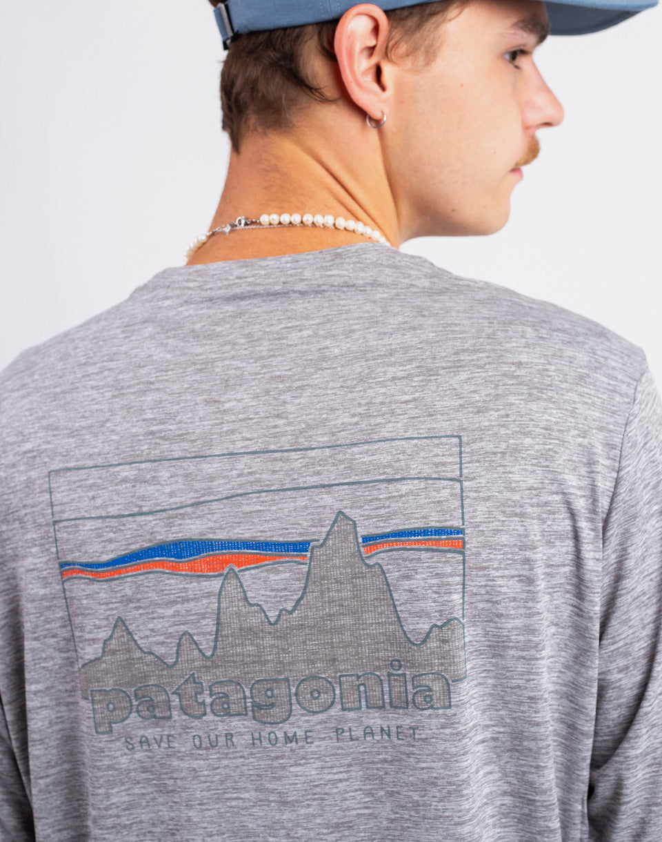 M's l/s cap cool dagelijks grafisch shirt