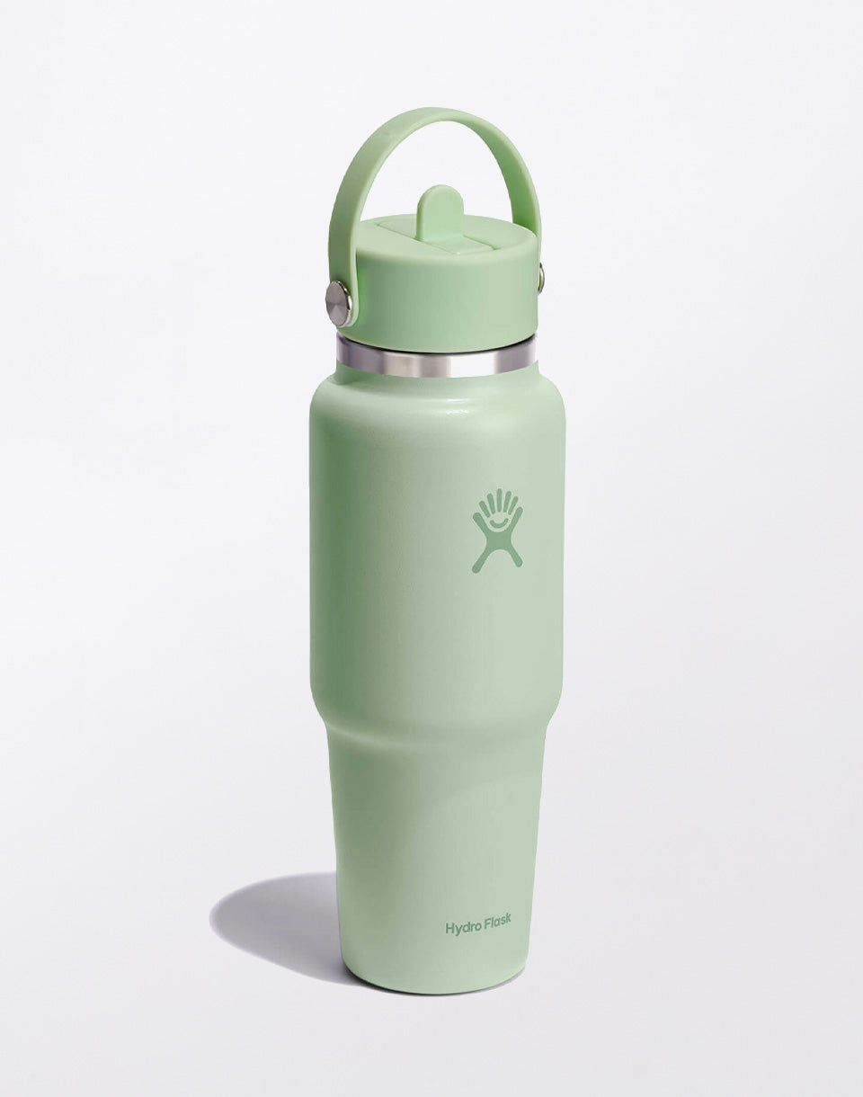 Reisfles met brede hals en flexibele rietje dop 32 oz (946 ml)