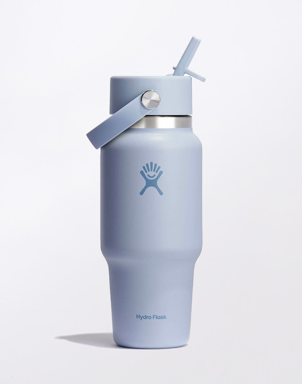Reisfles met brede hals en flexibele rietje dop 24 oz (710 ml)