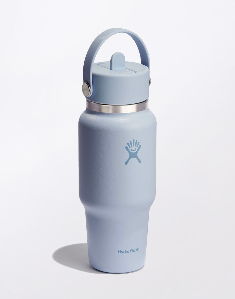 Reisfles met brede hals en flexibele rietje dop 24 oz (710 ml)