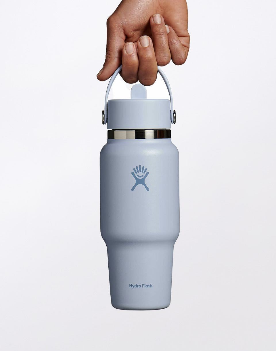 Reisfles met brede hals en flexibele rietje dop 24 oz (710 ml)
