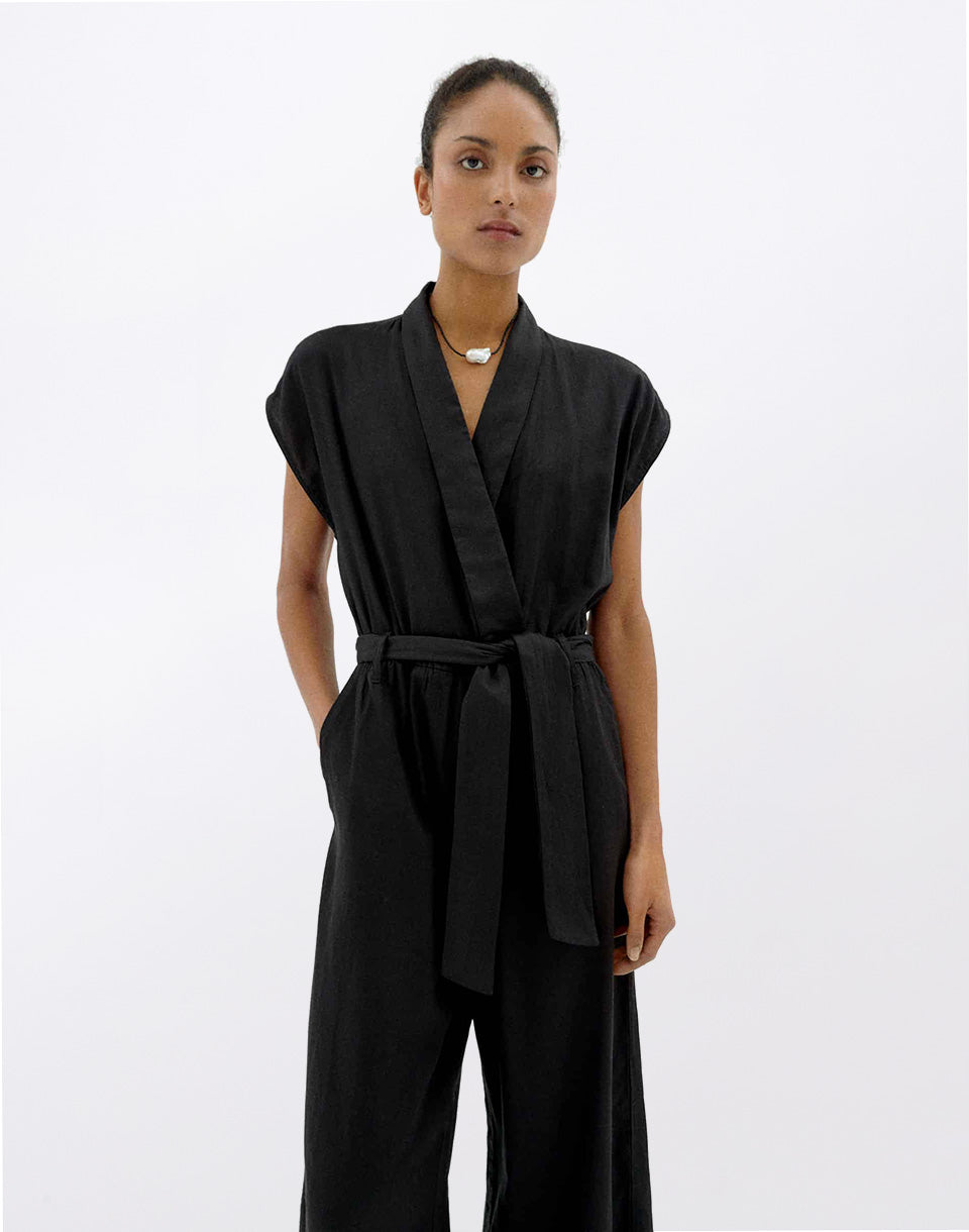 Black Malawi Jumpsuit